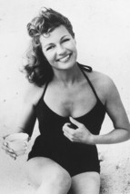 Rita Hayworth vintage 4x6 inch real photo #451980 - £3.75 GBP