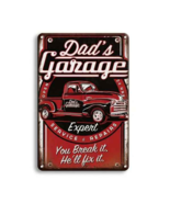 Retro Style Tin Sign Garage Shop Automotive  - £12.71 GBP