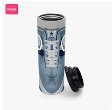 Dallas Cowboys Football Sneaker Tumbler | 17oz Stainless Steel Tumbler - $616.90 MXN