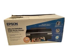 Epson Stylus R280 Ultra Hi Definition Photo Color Inkjet Printer New Open Box - $210.38