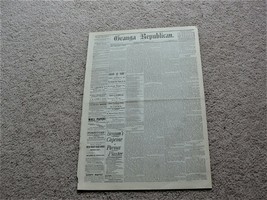 Geauga Republican, Wednesday, November 29, 1882- Chardon, Ohio Newspaper. - £14.83 GBP