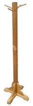 Handcrafted Child Size Solid Wood Coat Rack Entryway Hallway Hat Hall Tree dq - £51.43 GBP