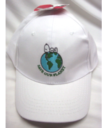 Peanuts SNOOPY ON EARTH &quot;SAVE OUR PLANET&quot; Adjustable BASEBALL HAT CAP NE... - £13.01 GBP