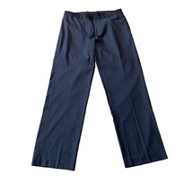 Theory Wool Blend Pin Stripe Slacks Dress Pants Grey/Brown size 12 - £25.70 GBP