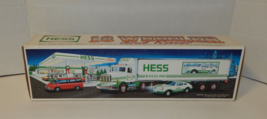 1992 Hess Toy Truck 18 Wheeler and Racer Original Box New - $29.38