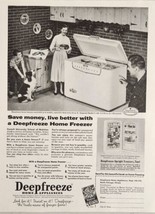 1955 Print Ad Deepfreeze Home Freezers Family &amp; Dog North Chicago,Illinois - £13.61 GBP