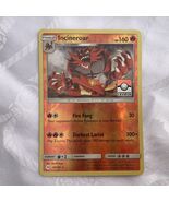 Incineroar Pokémon Cards Reverse Foil with Pokémon League Sign - $4.22 CAD