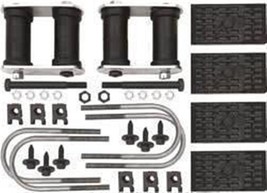 Nova/Chevy II/F&amp;X Body w/o swaybar Rear Multi Leaf Spring Install Kit Set - £114.94 GBP