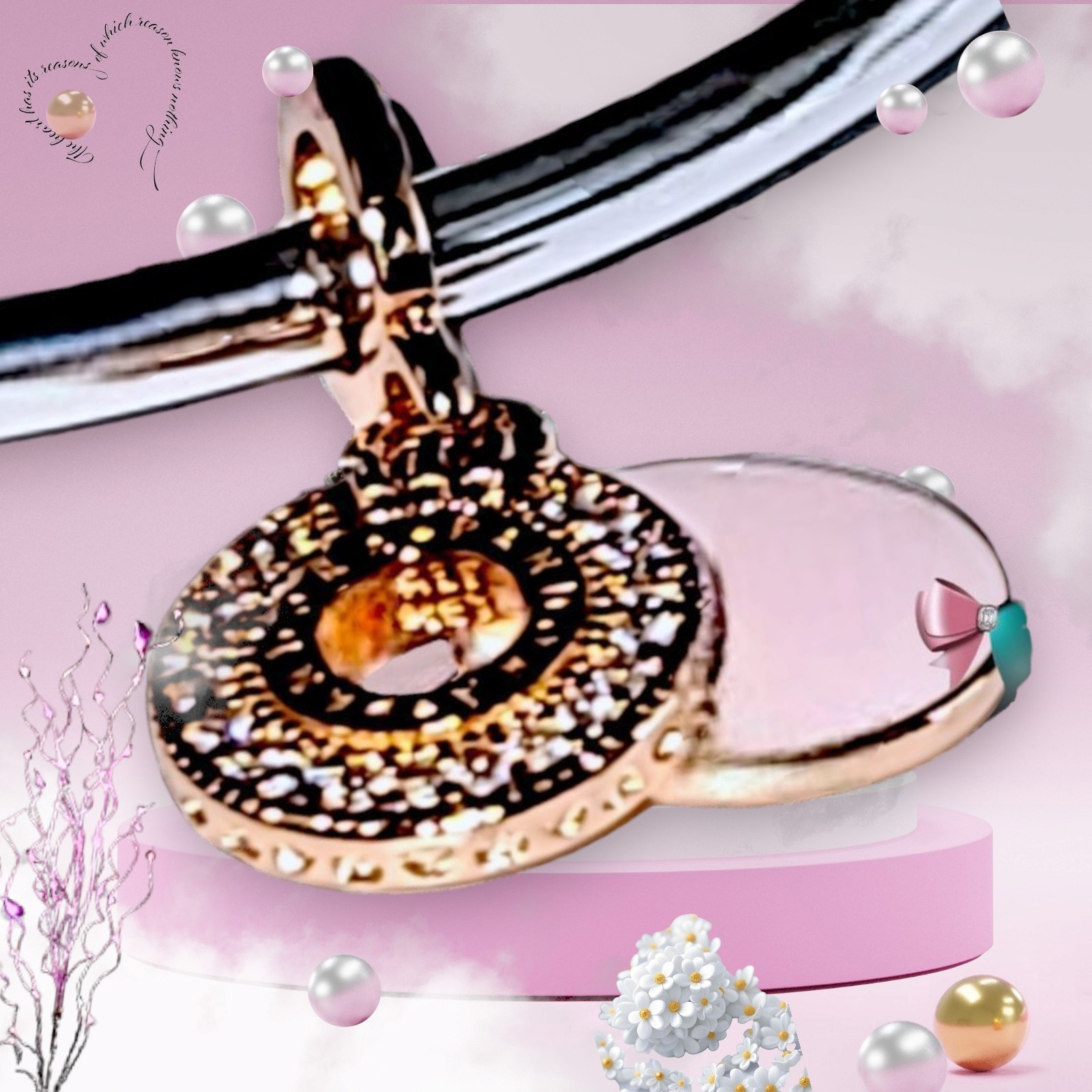 Pandora Rose Gold Crown O Dangle Charm US SELLERUS SELLER  Item image 8