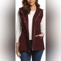 New！Sleeveless Anorak Drawstring Jacket Vest, S,L,XL,2XL - £18.47 GBP