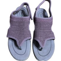 Orthofeet Lyra Sandals Womens Size 10 Wide Purple Mesh Orthotic Flip Flops - $48.33