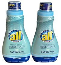 All Fresh Clean Essentials Sulfate Free Laundry Detergent, 30 fl oz, 2 PACK - £51.43 GBP