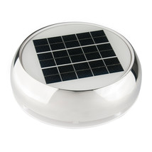 Marinco 4&quot; Day/Night Solar Vent - Stainless Steel [N20804S] - £135.58 GBP