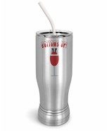 PixiDoodle Santa Christmas Wine Insulated Coffee Mug Tumbler with Spill-... - €28,97 EUR+