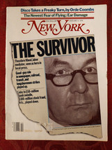 NEW YORK Magazine January 8 1979 Theodore Kheel Ear Barotrauma G G Knickerbocker - £12.66 GBP