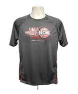 2018 NYRR New York Road Runners Bronx 10 Mile Run Mens Medium Gray Jersey - £14.78 GBP