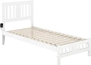 AFI Tahoe Twin Extra Long Bed with Footboard in White - $379.99