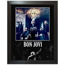 Jon Bon Jovi Rock Music Musician Custom Framed Signed Autograph Display COA - £220.33 GBP