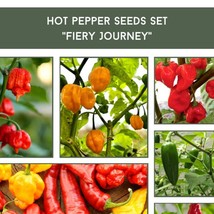 Hot Pepper Seeds Variety Pack Fiery Journey Cultivate Your Own Chili Gar... - $30.50