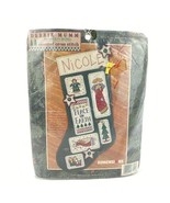 Debbie Mumm Dimensions Christmas Stocking Cross Stitch Kit - Peace on Ea... - €14,36 EUR