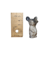 Ceramic Mouse Rat Gray Ceramic 2” Figurine Waving Germany - $354.25 MXN
