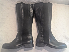 Kenneth Cole Reaction Womens Boots Black Knee Length Leather US 7.5  G - $14.65