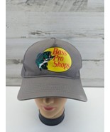 Gray Bass Pro Shops Hat Outdoor Fishing Baseball Trucker Mesh Cap SnapBack - £12.97 GBP