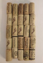 Natural Used Wine Cork Variety Lot of 25 Recycle Upcycle Crafting - $11.87