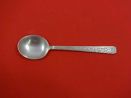 Chased Classic by Lunt Sterling Silver Cream Soup Spoon 6 3/8&quot; Vintage - £54.53 GBP