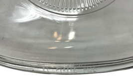 Vtg. Pyrex F12C Oval Ribbed Fluted Glass Casserole Replacement Lid 9.5" x 7.5" image 5