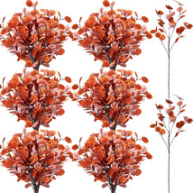 30Pcs Artificial Eucalyptus Leaves Stems 19 in Faux Eucalyptus Branches for Vase - £29.63 GBP