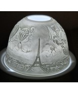 Paris - Lithophane Tea light - porcelain - height 8 cm - $9.80