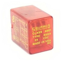 SQUARE D 8501-RSD4 RELAY 8501RSD4, 24VDC - £6.41 GBP