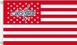 Washington Capitals Star Flag 3X5Ft Polyester Digital Print Best Flag Collector - £14.03 GBP