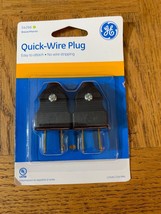 GE #54266 Quick Wire Easy Install Plug Black-Brand New-SHIPS N 24 HOURS - $18.69