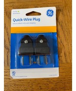 GE #54266 Quick Wire Easy Install Plug Black-Brand New-SHIPS N 24 HOURS - £14.70 GBP