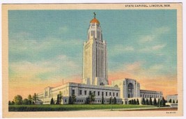 Postcard State Capitol Lincoln Nebraska - $3.95