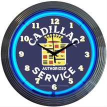 Cadillac Service Neon Clock 8CADSR - $115.02