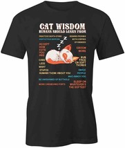 Cat Wisdom T Shirt Tee Short-Sleeved Cotton Clothing Pets S1BCA48 - £16.64 GBP+