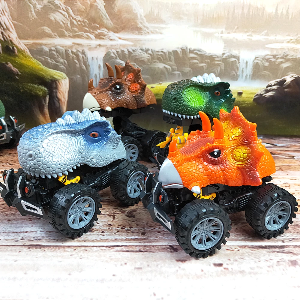  children gift toy electric dinosaur model toys dinosaurs for games with big tire wheel thumb200