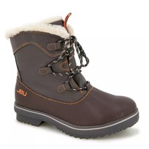 JBU by Jambu Brown Lace Up Casual Water Resistant Duck Boots Size 8 New in Box - £40.71 GBP