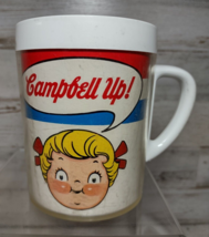 Vintage Campbell Up Soup Plastic Thermal Coffee Mug West Bend Thermo-Serv USA - £3.61 GBP