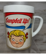 Vintage Campbell Up Soup Plastic Thermal Coffee Mug West Bend Thermo-Ser... - £3.55 GBP