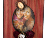 Oval Picture Frame Perfect Sister Holds 3&quot; x 4&quot; Photo Timeless Elegance - $6.92