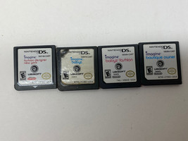 Lot of 4 Nintendo DS - Imagine Babyz, Boutique, Fashion Games Only Tested - £11.69 GBP