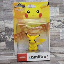 Pikachu Nintendo Amiibo Super Smash Bros Action Figure Pokemon Brand New  - £19.46 GBP