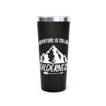 Adventure Is Calling Wilderness 22oz Insulated Tumbler Personalized with Feather - $46.35