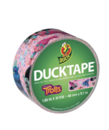 Duck Tape Printed Duct Tape, Dreamworks Pink Trolls, 1.88&quot; x 10 Yards - £12.51 GBP