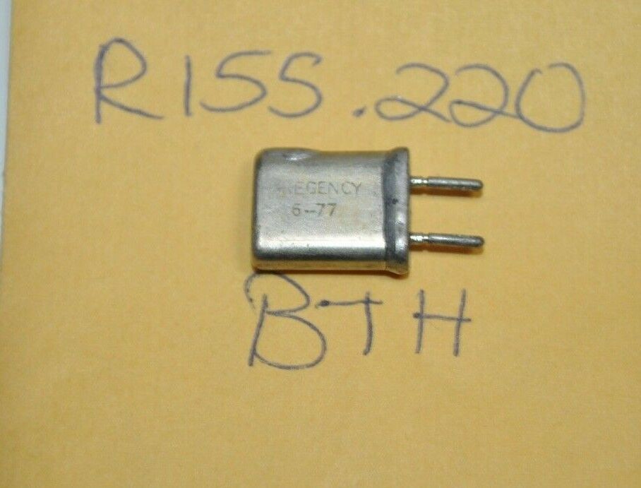 Vintage Scanner Radio Crystal - R 155.220 MHz / BTH / HC-25/U - $9.89