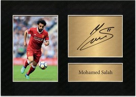 Mohamed Mo Salah Liverpool FC   Signed Limited Edition Pre Printed Memorabilia P - £7.97 GBP